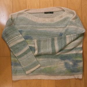 EUC Anthro Watercolor Mohair Sweater